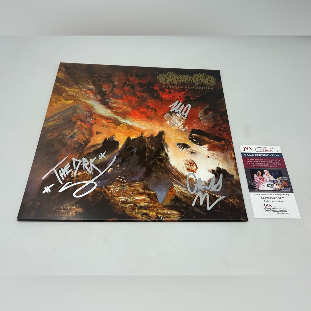 Gatecreeper signed Sonoran Depravation Album JSA‎ COA